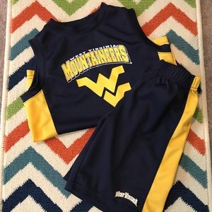 West Virginia University WVU boys outfit 💙