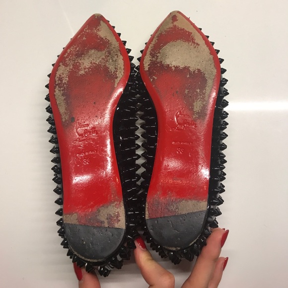 🚫SOLD🚫 Christian Louboutin Pigalle Spike Flats - Picture 5 of 6