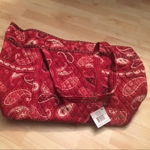 Vera Bradley Super Tote (Mesa Red) NWT