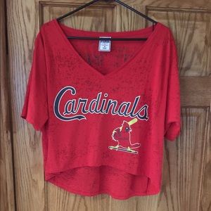 Victoria Secret's PINK STL Cardinal Crop Top