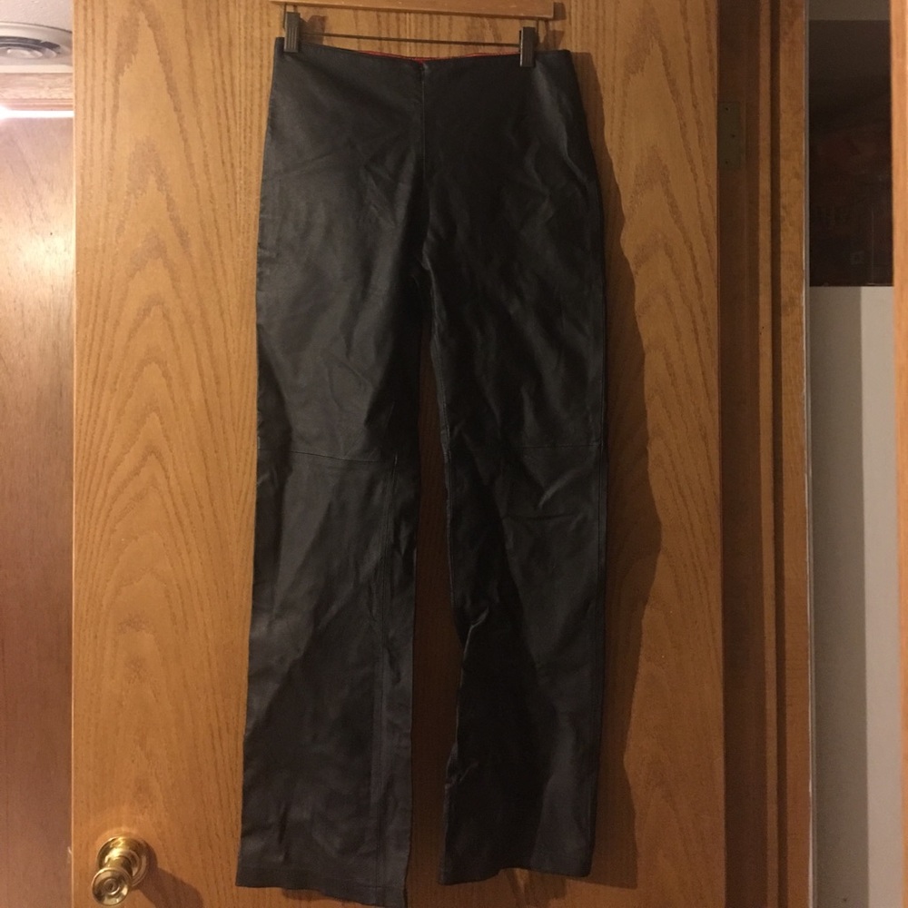 NWOT Real Leather Pants Size 9