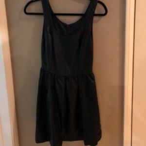 New black leatherette dress