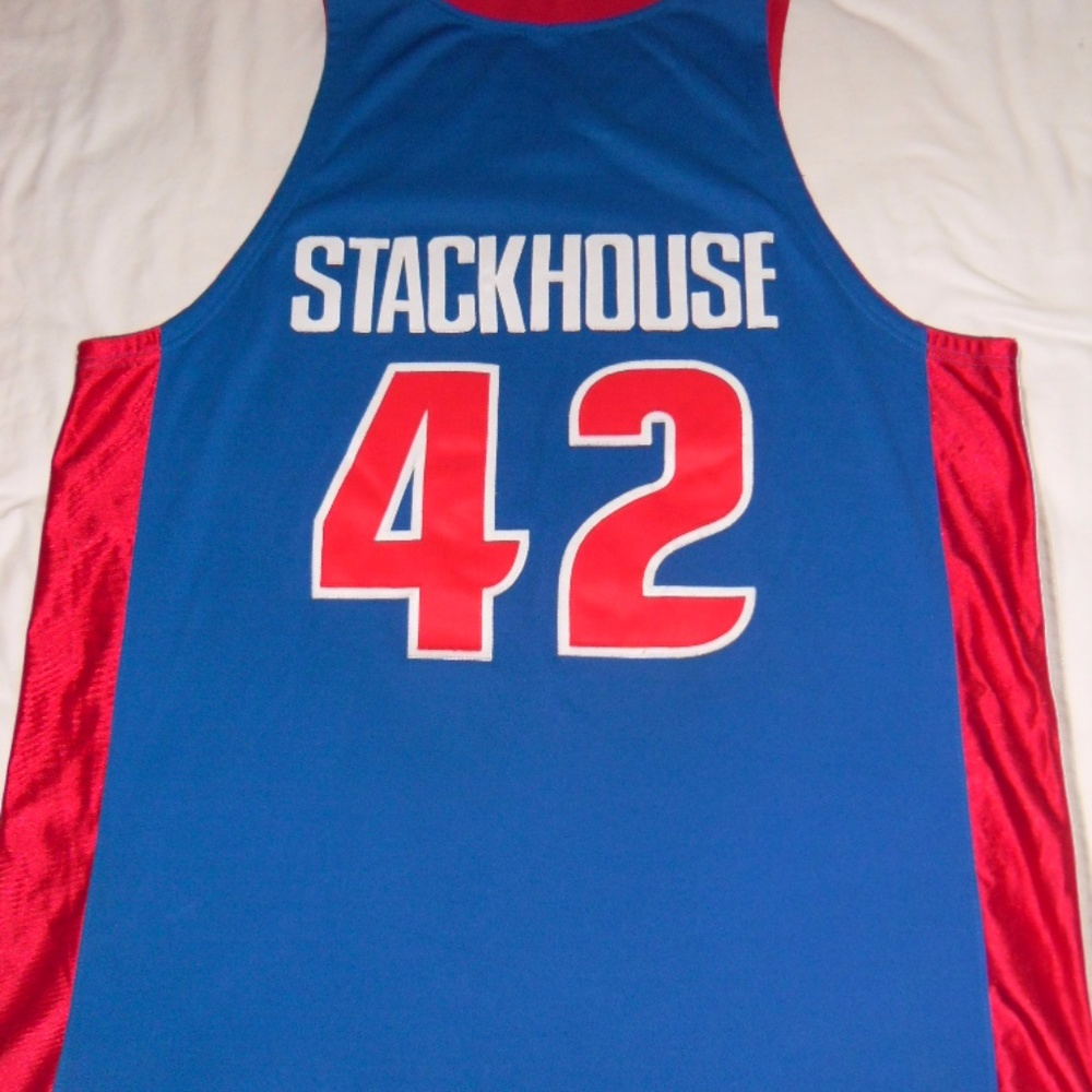 Nike Authentic Detroit Pistons Jersey NBA vtg