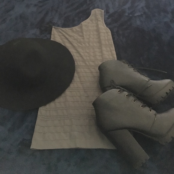 Grey Guess Dress - Picture 3 of 3