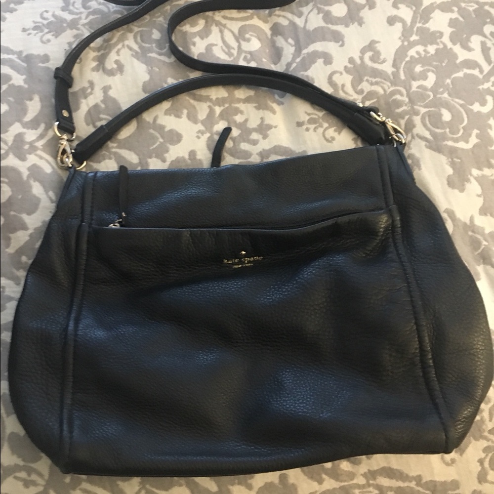 Kate Spade Cobble Hill Curtis Hobo - Black/Gold