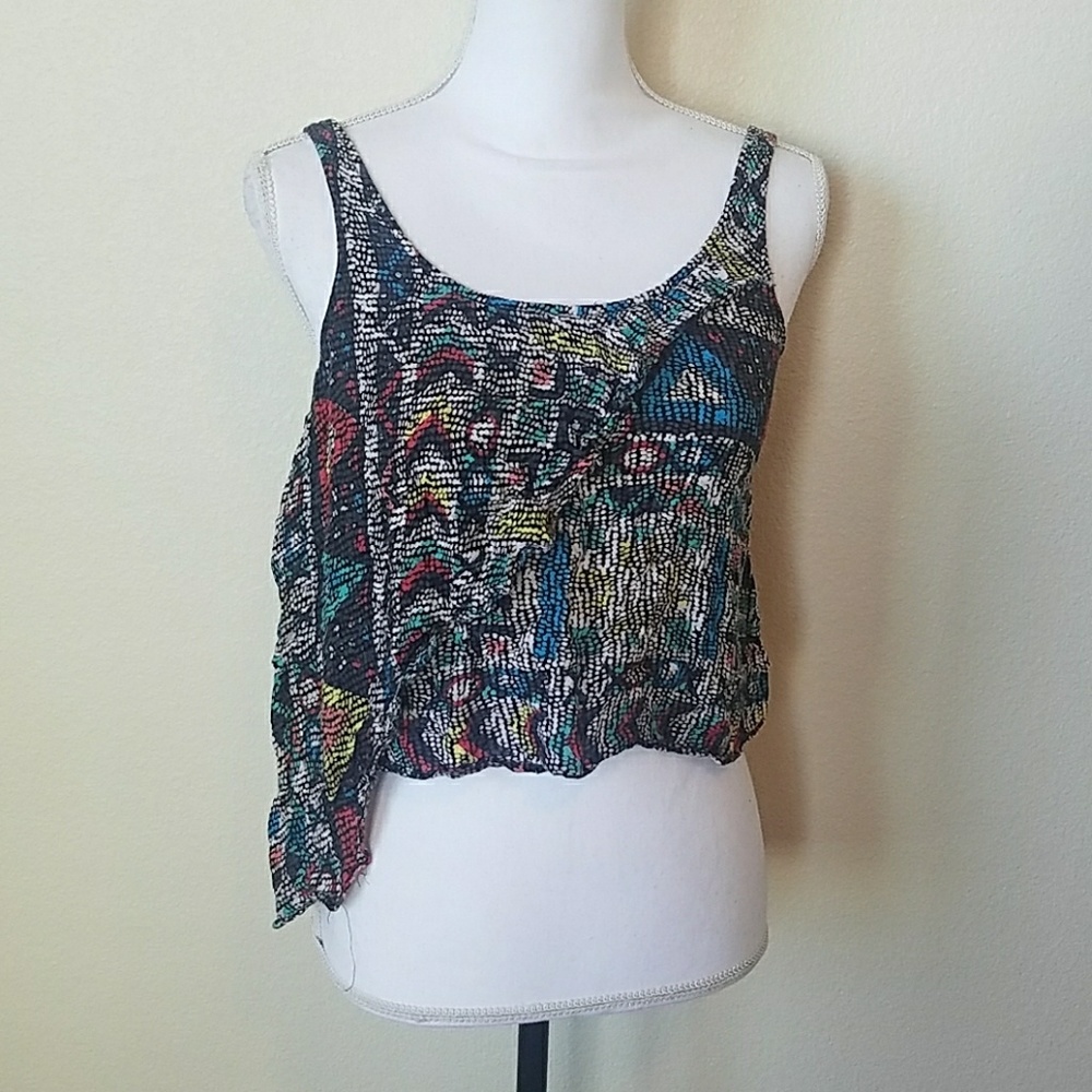 Urban Outfitters Silence & Noise Printed Crop Top