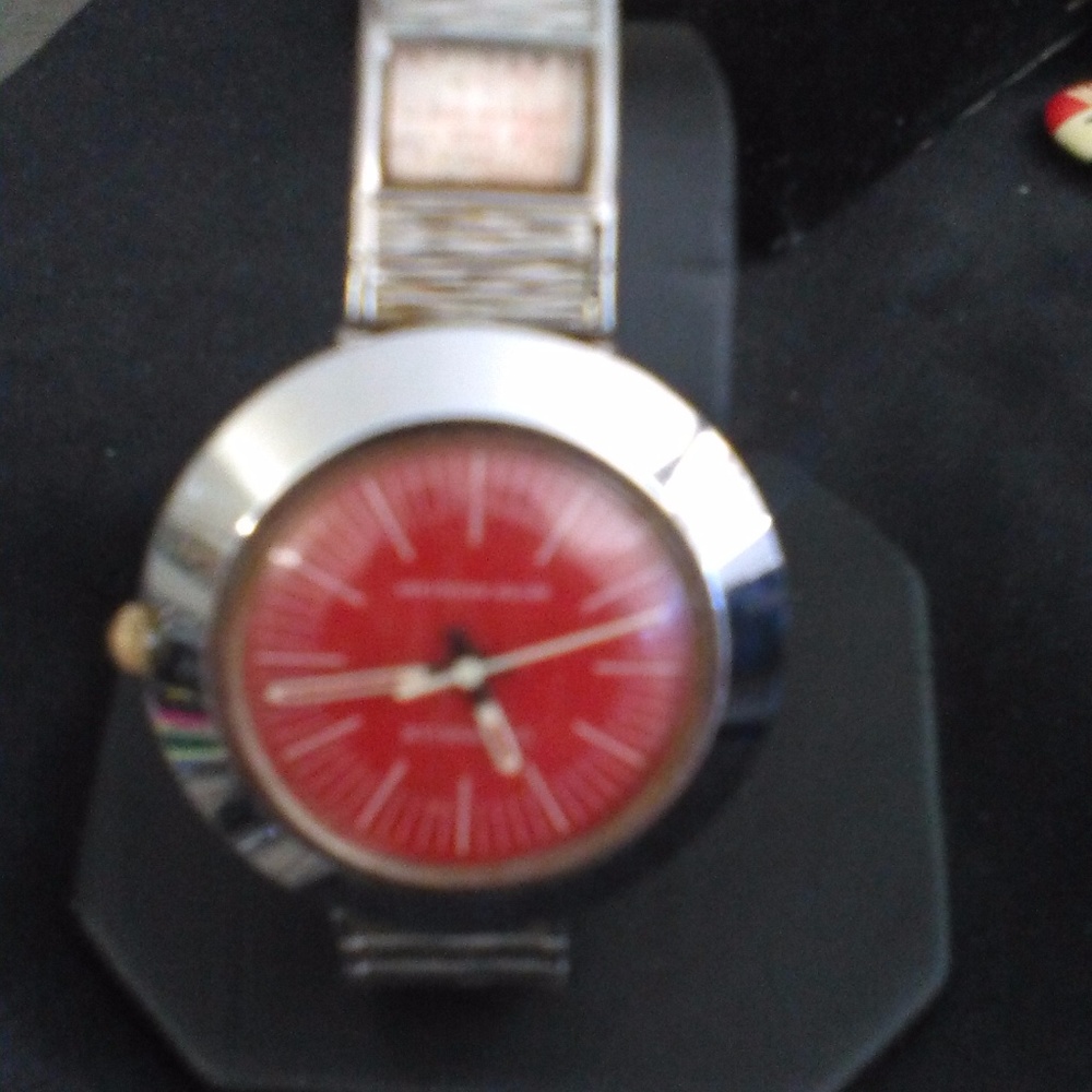 Vintage Caravelle Men Red Watch