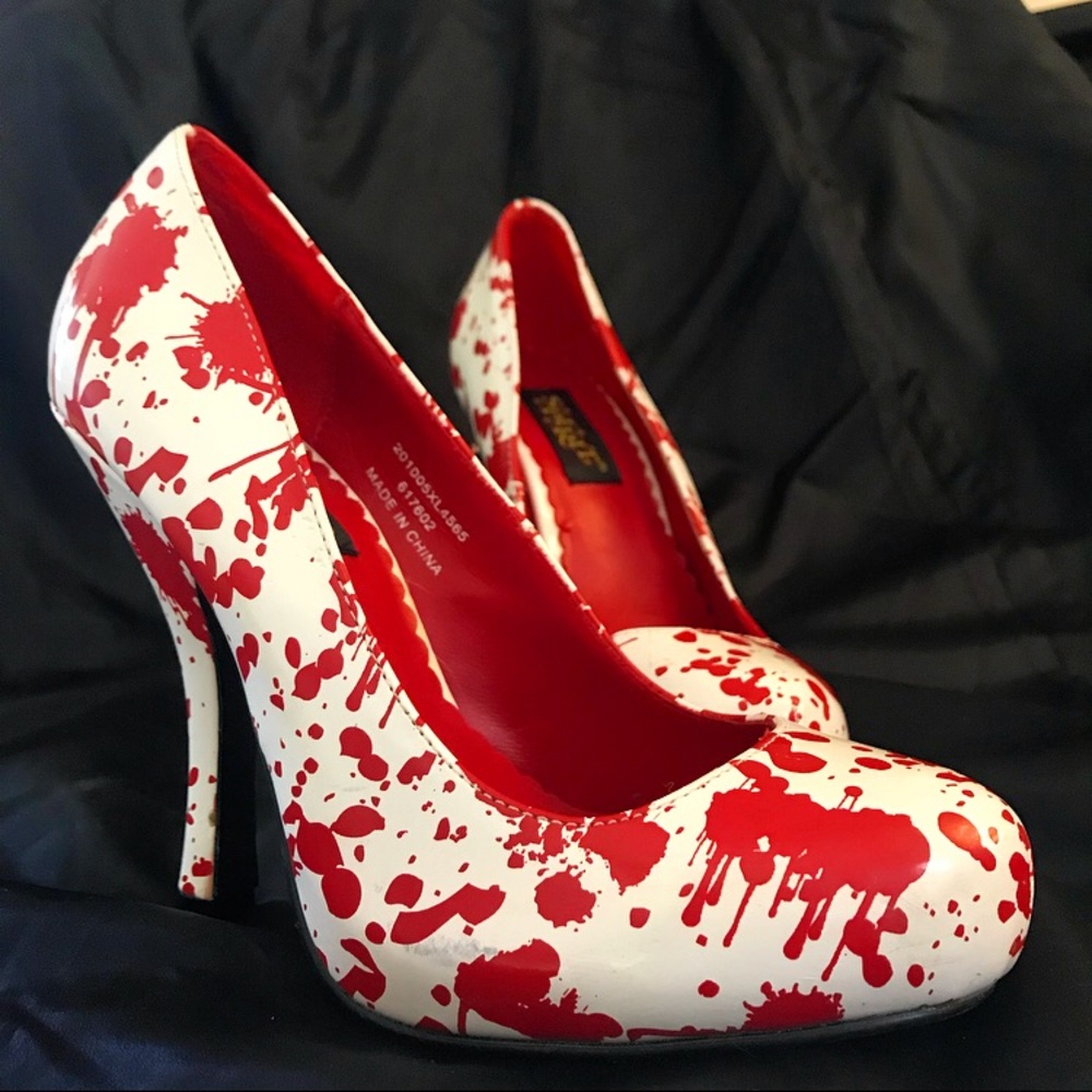Blood Splatter Heels