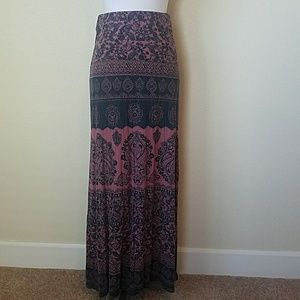 Billabong Boho Printed Maxi Skirt