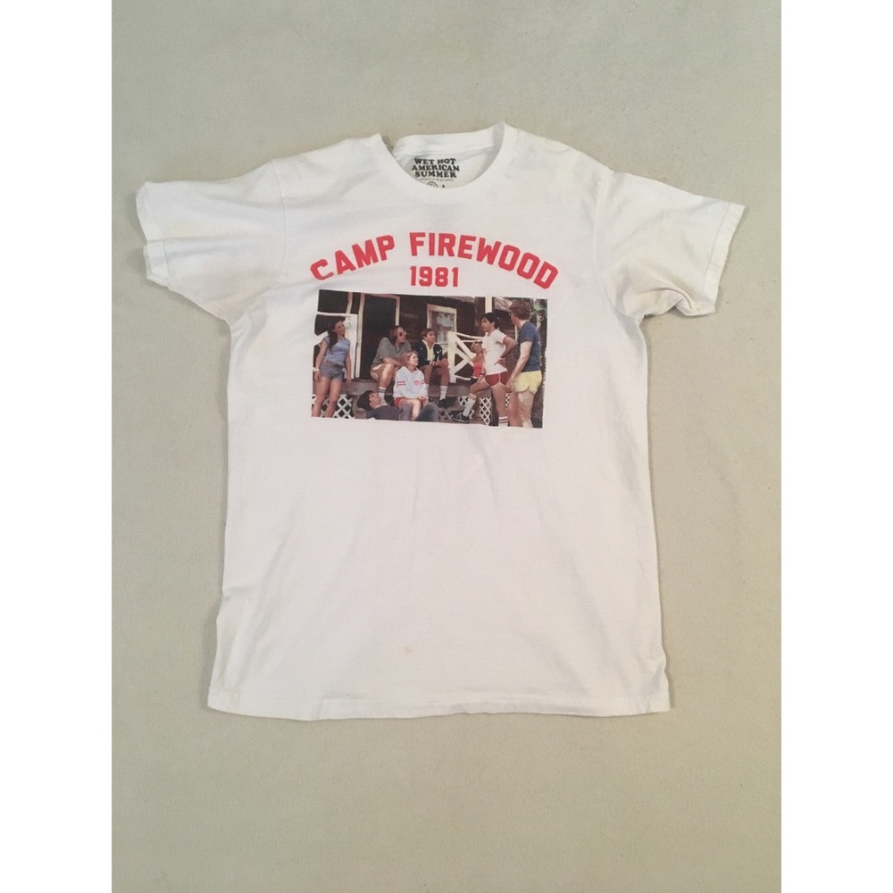 White urban outfitters camp tee