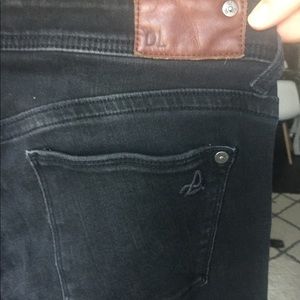 DL 1961 black skinny jeans
