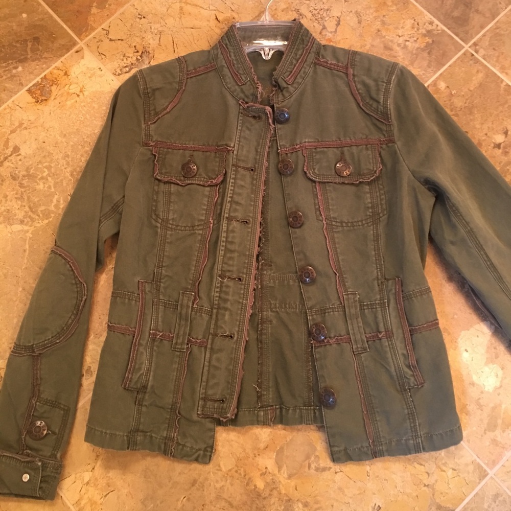 🎊⭐️ARMY BUTTON DOWN UTILITY JACKET🎆