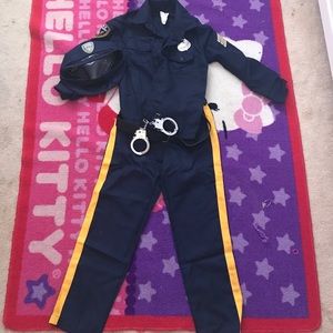 Girls police officer costume Medium 8-10