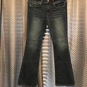 American eagle kick boot super stretch jeans