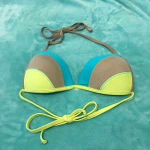 Cute and Colorful Pushup Swim Top