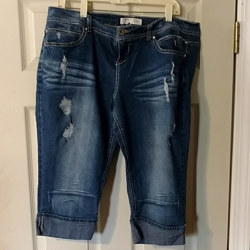 No Boundaries Junior jean capris