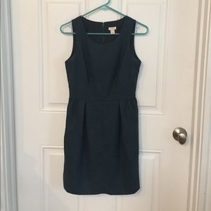 J. Crew factory dark green size 0 dress