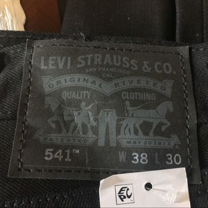 Levi's 541 Athletic Fit jeans in Black