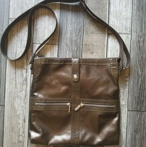 TEXIER bronze/brown crossbody bag