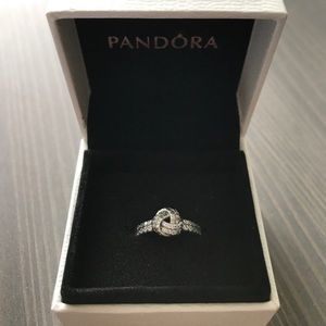 Pandora Sparkling Love Knot Ring