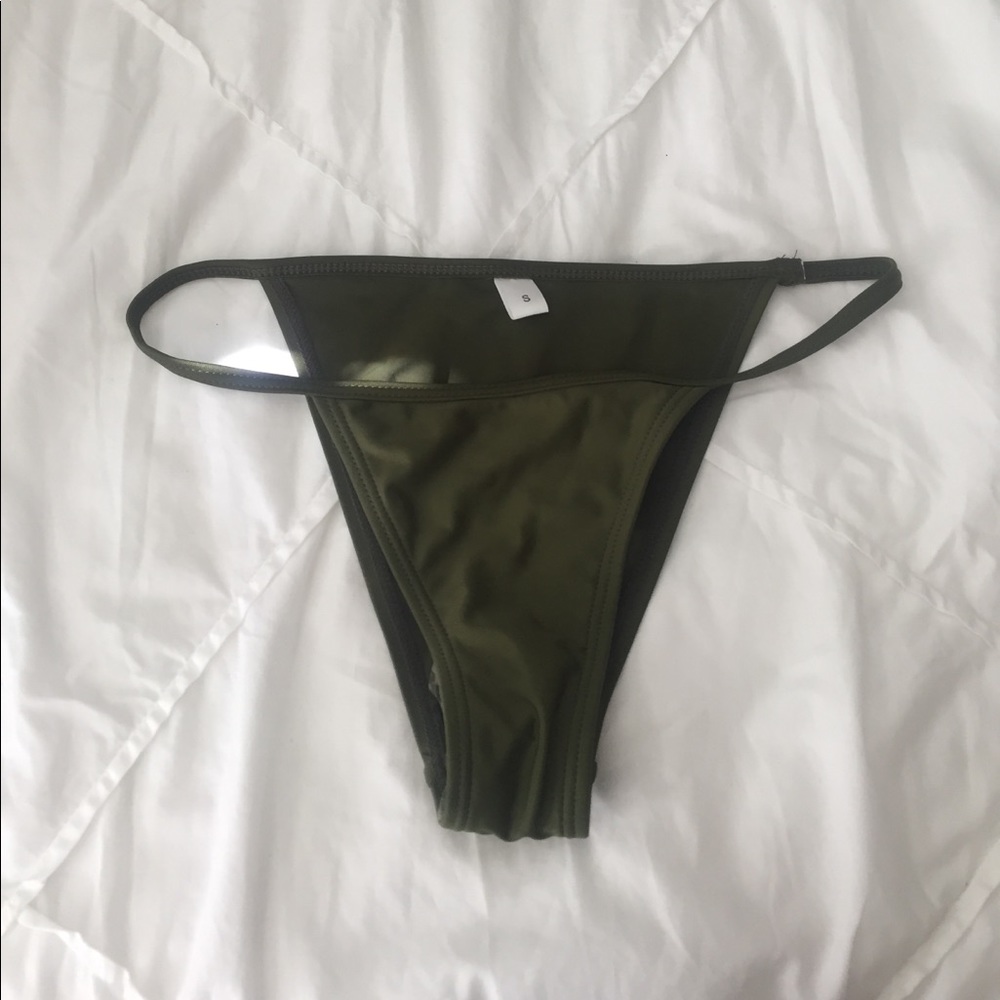 army green bikini bottoms