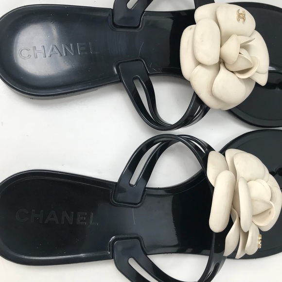 CHANEL Shoes - Chanel Camilla Jelly Flip Flops