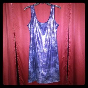 Size 10 Ladies Sequin Blue Dress