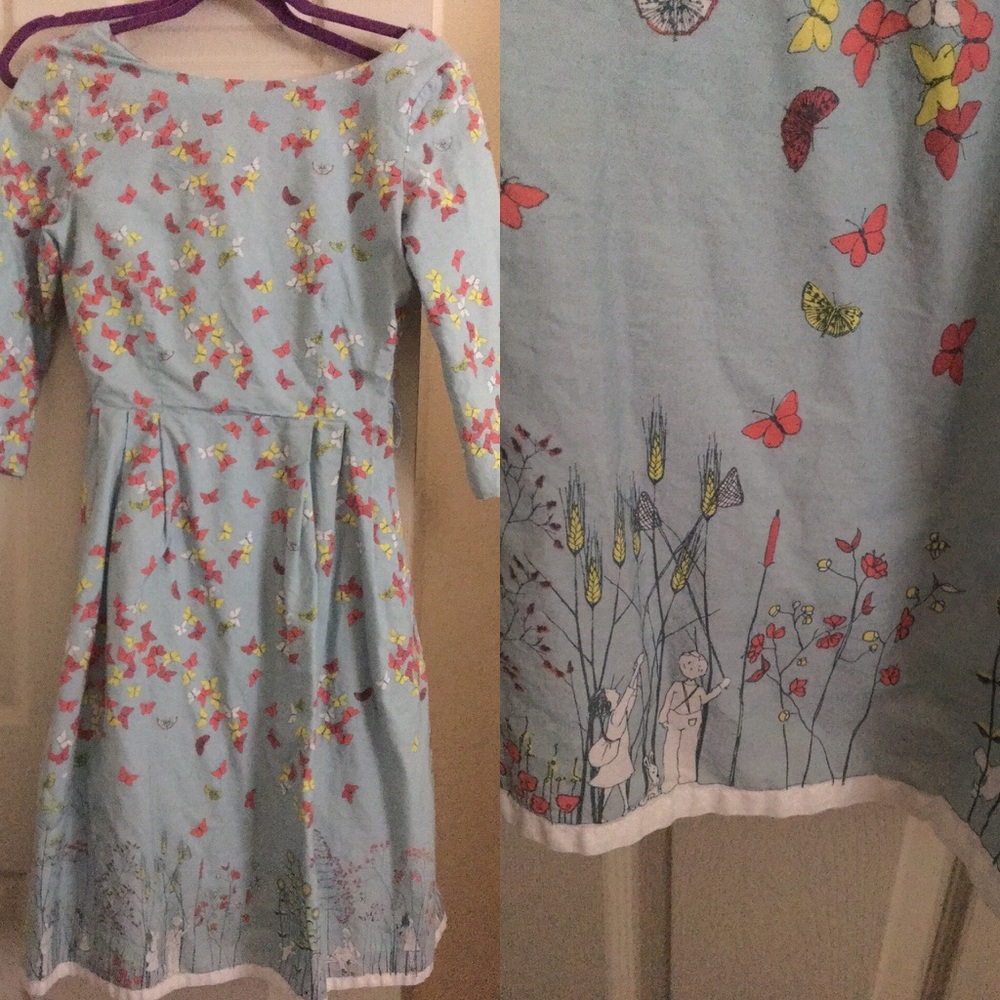 Bryony palava poppy dress uk8