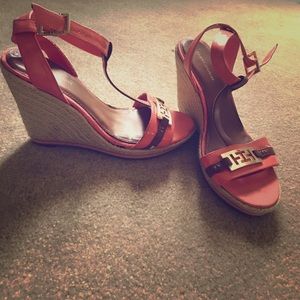 Coral T strap Tommy Hilfiger espadrilles