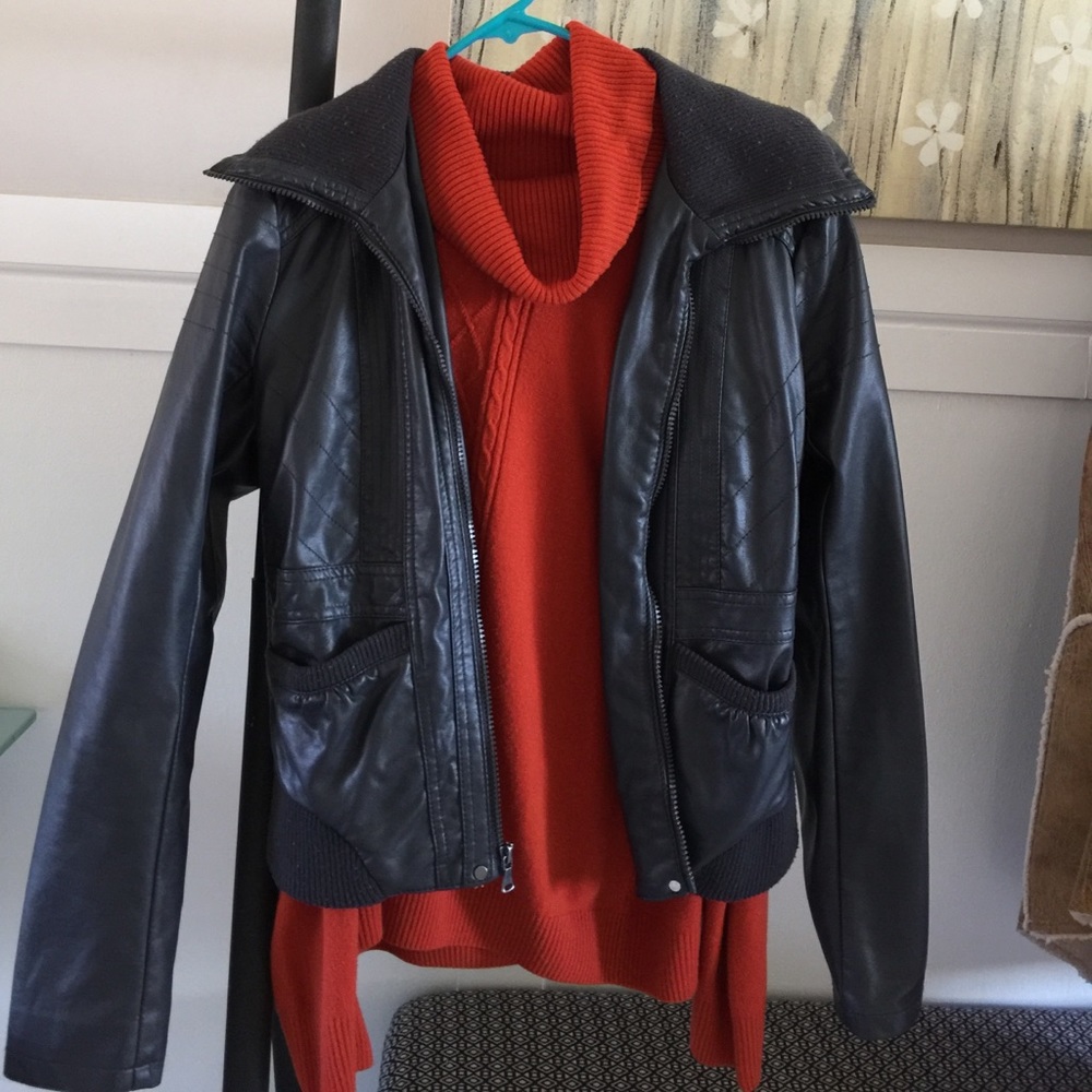 Non Leather- Grey winter Jacket