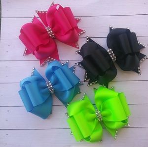 Blinged Out Super Loopy Hair Bows