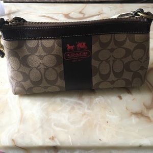 Coach Shoulder Bag with stripe