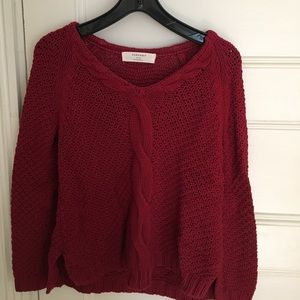 ❣️ZARA red knitwear❣️