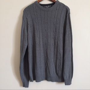 Oscar de la Renta Men's Cable Knit Sweater