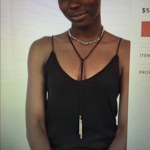 Stella & Dot Eliza Fringe Necklace