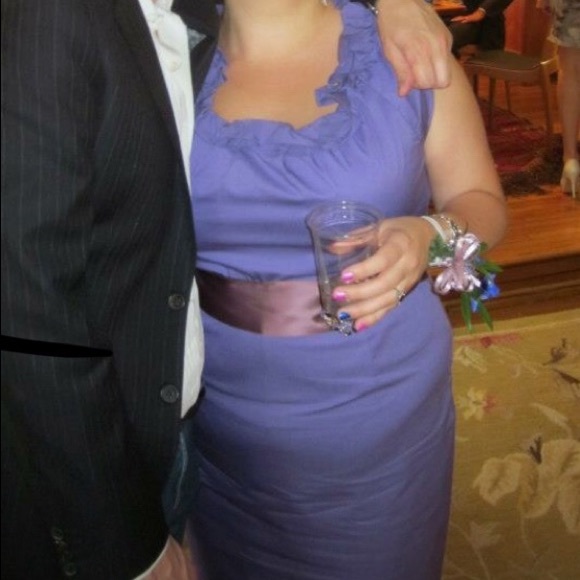 🌹SOLD🌹Purple Elie Tahari Dress - Picture 2 of 4