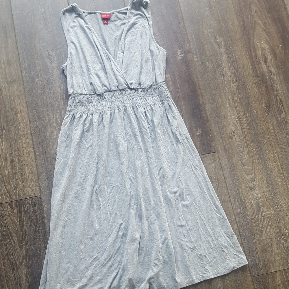 Gray Merona Sleeveless Dress - medium