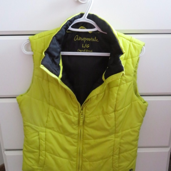Aeropostle lime green vest - Picture 5 of 8