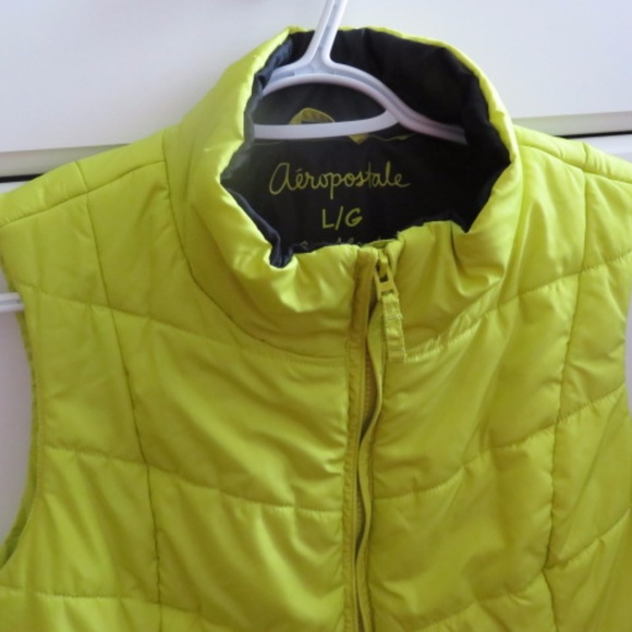 Aeropostle lime green vest - Picture 4 of 8