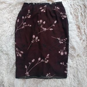 Vintage Express Floral Skirt