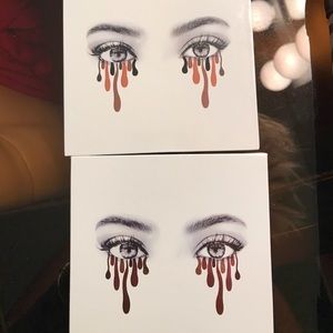 Kylie cosmetics bronze and burgundy palettes