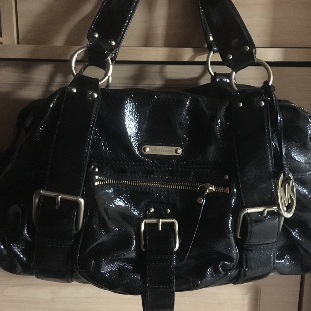 Michael Kora Patent Leather Bag