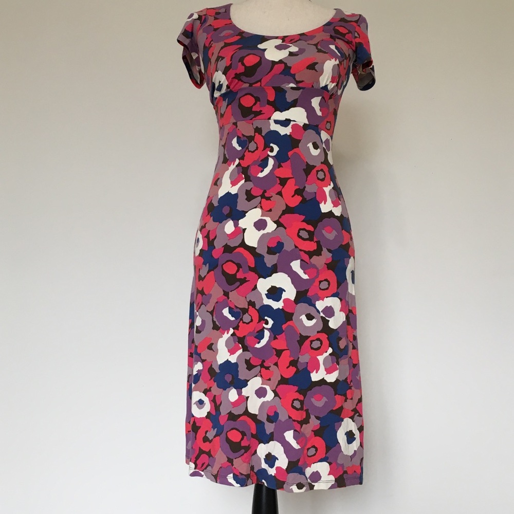 Boden Watercolor Shift Dress Size 2R