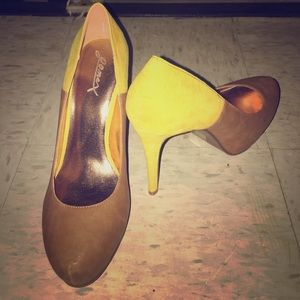 New Color Block Wedged Heels.