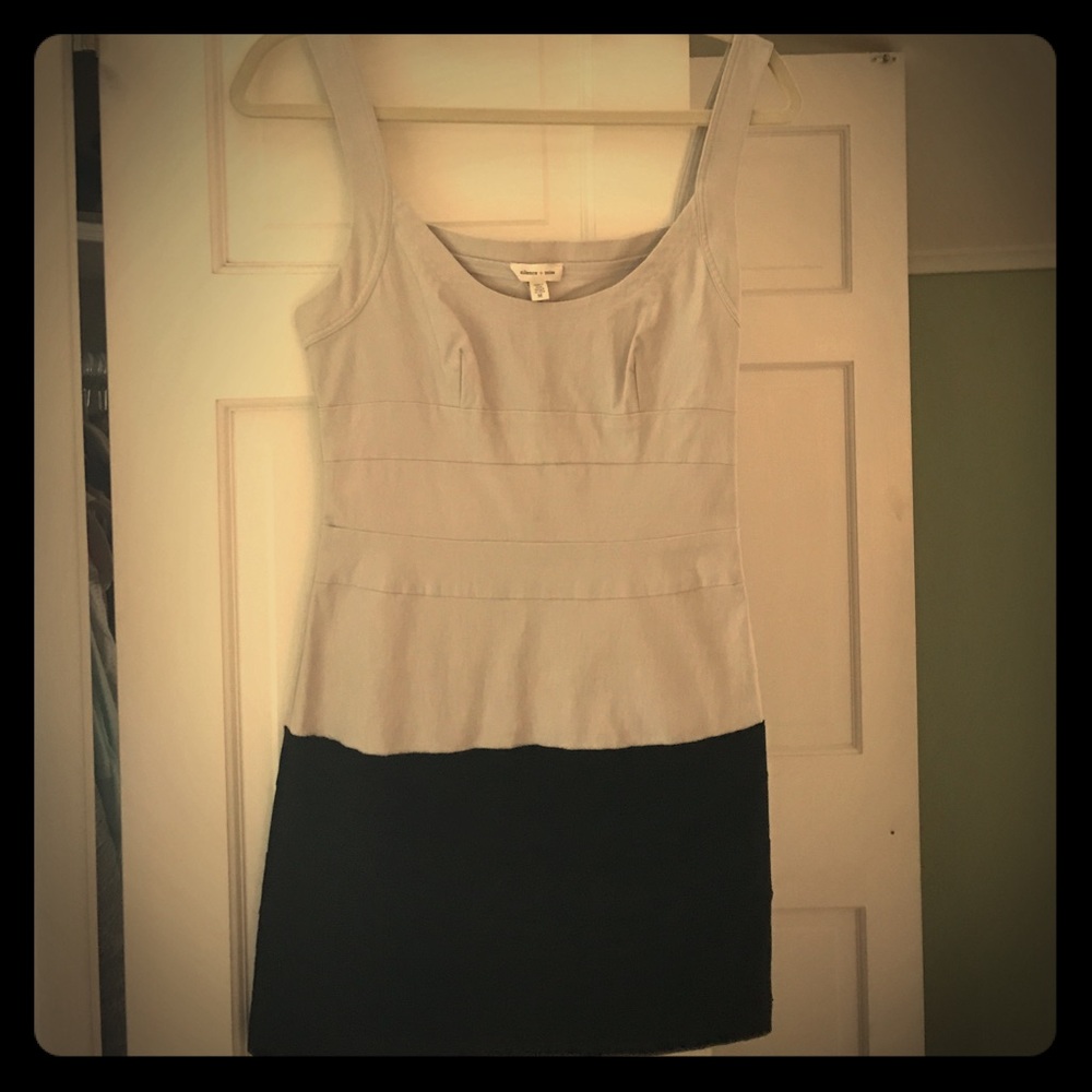 Silence & Noise Color Block Body Con Dress - image 1