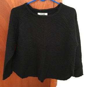 Black knit sweater