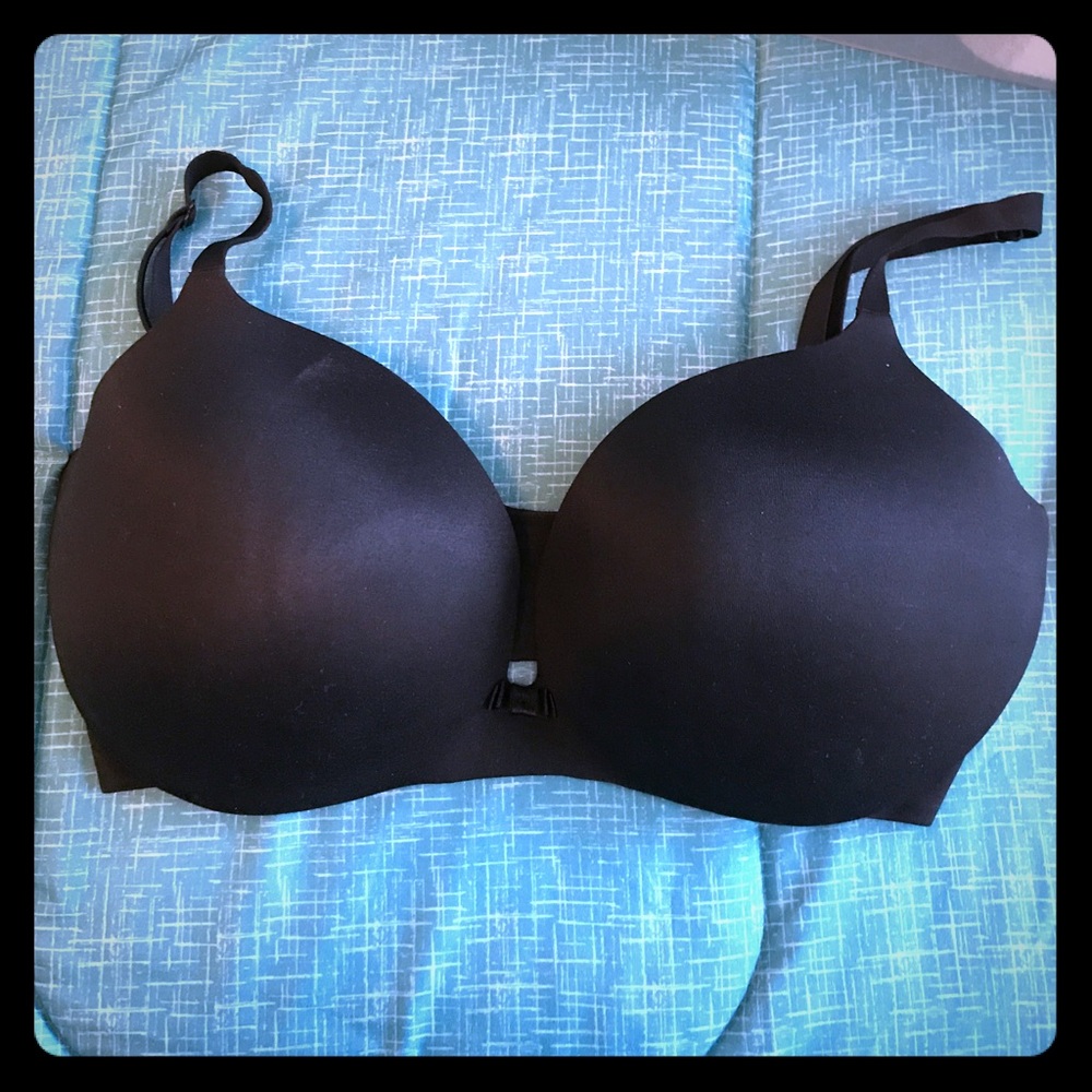 Victoria secret lined demi push up bra - black