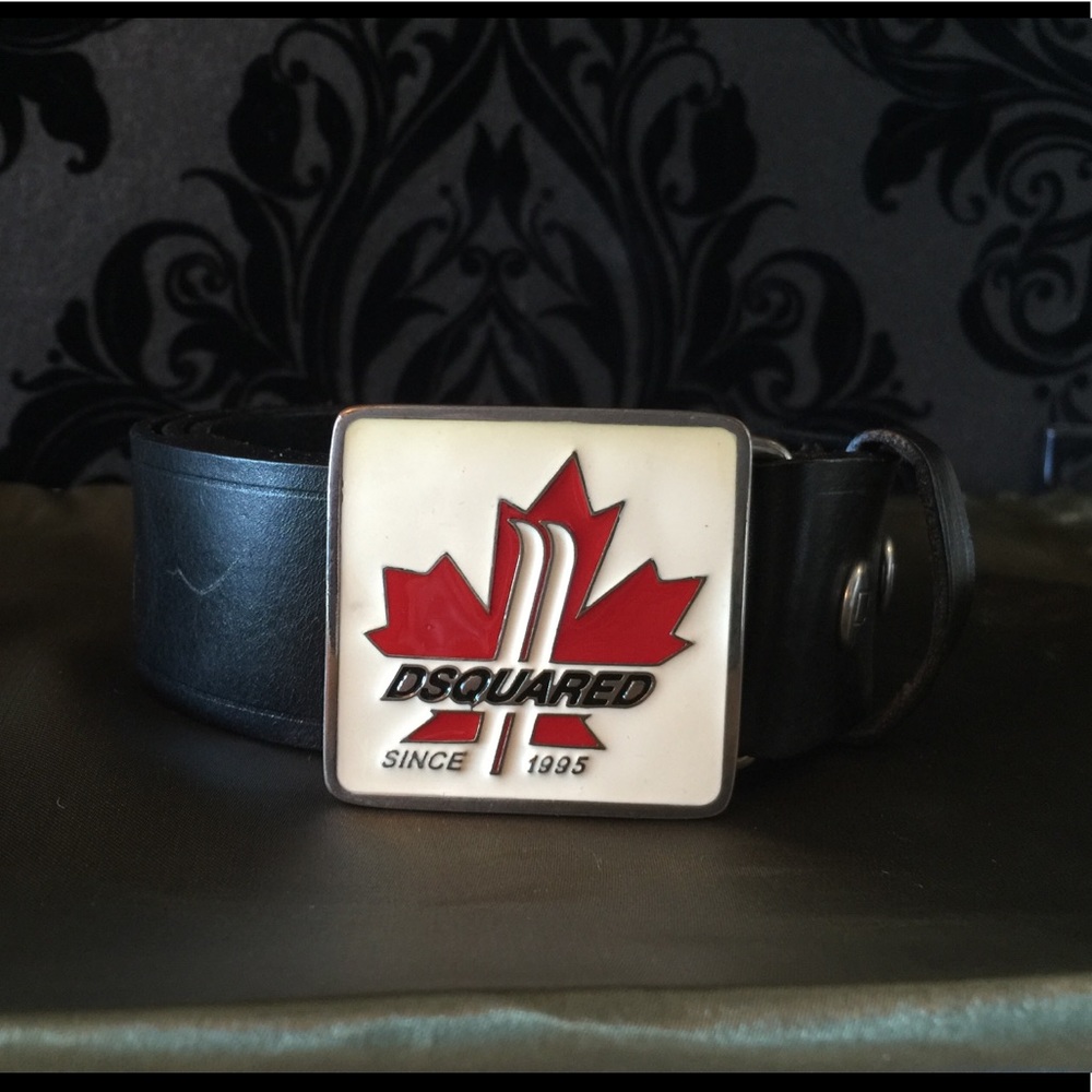 ❌SOLD❌DSQUARED2 Canada logo Men’s belt_(XL)