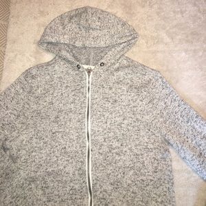 Cherokee Kids Gray Knit Hoodie, Youth XL (16)