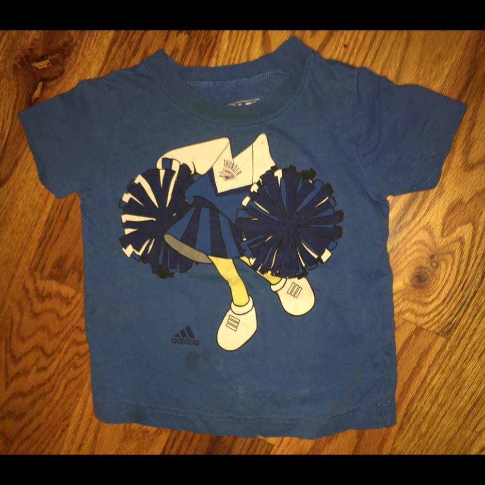 Okc thunder basketball tshirt 2t